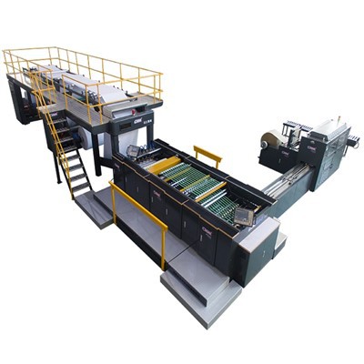 Papierschneider und Verpackungsmaschine im Format A3, A4 und A5